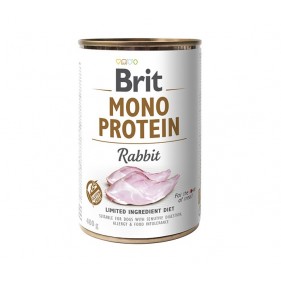 Brit Mono Protein dla Psa - Mokra Karma Królik w puszce 400g.
