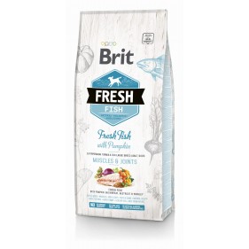 Brit fresh muscles & joints - sucha karma dla psów dorosłych 12kg | Ryba z Dynią.