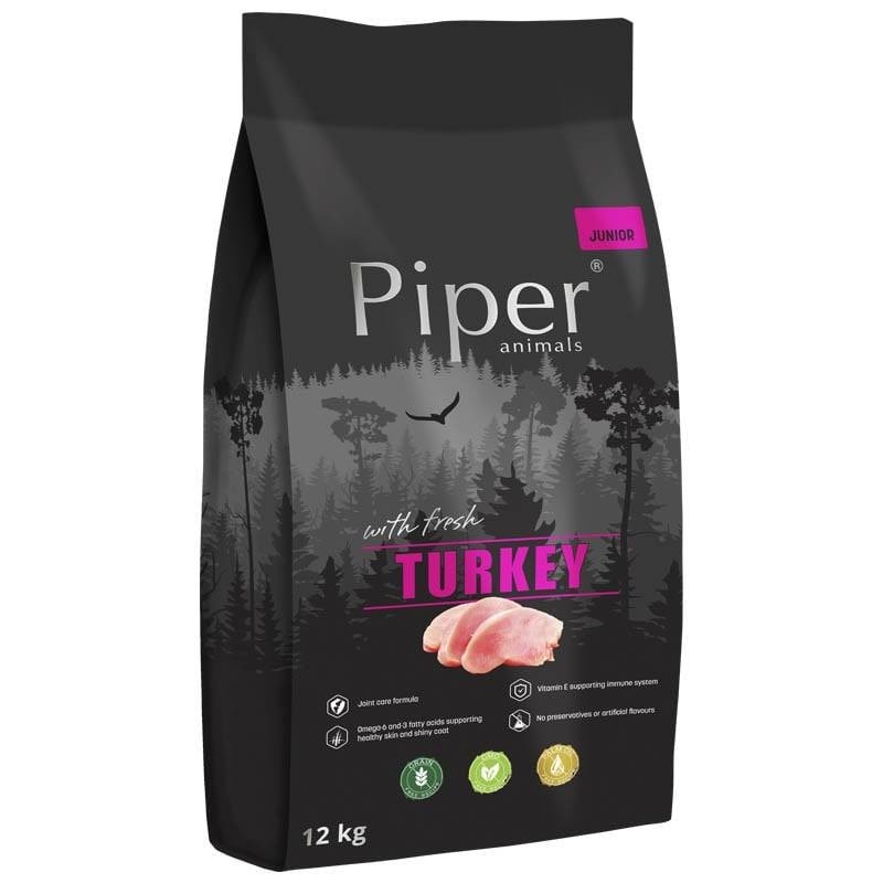Dolina Noteci karma Piper Junior dla szczeniąt z indykiem 12kg
