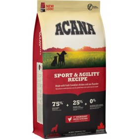 Acana Karma Sucha dla Psa Sport & Agility | Opakowanie 17 kg Przód