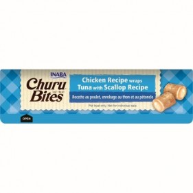 Inaba Churu Bites Kot 3x10g - przysmaki dla kota z kurczakiem i przegrzebkami