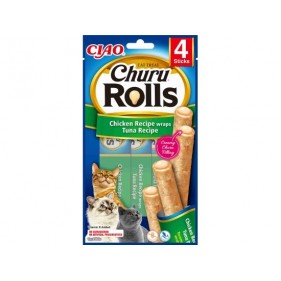 Churu Rolls dla kota - przysmak Tuńczyk z Kurczakiem.