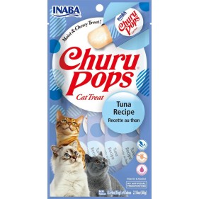 Inaba Churu Pops Cat Treat with Tuna  4x15g - kremowy przysmak dla kota z tuńczykiem