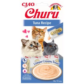 Inaba Creamy Churu Treat 4x14g - kremowy przysmak dla kota, tuńczyk